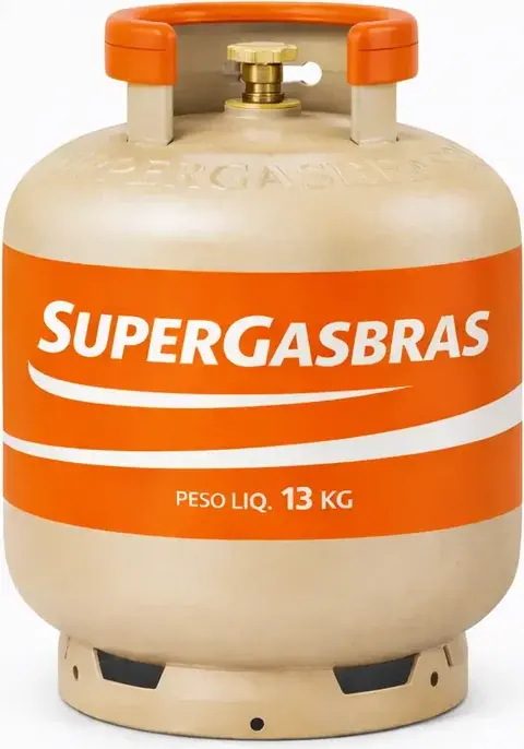 Botijão 13kg Supergasbras